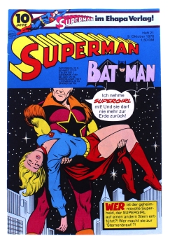 DC Comics Superman Batman Comic Nr. 21 (1976): Die Sternenbraut von Ehapa